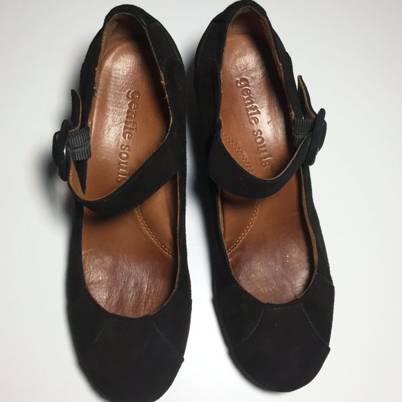 Gentle Souls "Dawn and Dirty" Wedge Shoes - Picture 3 of 8